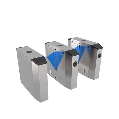 Qualität  High security RFID face recognition fingerprint access control flap turnstile barrier gate for gym and park usine