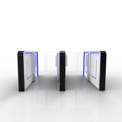 Intelligente automatische Tore schwingen Geschwindigkeits-Tor-Glasdrehkreuze für Bürogebäude