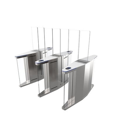 Halbhohes Glasgleitgeschwindigkeits-Tor-Drehkreuz mit Kartenleser Access Control